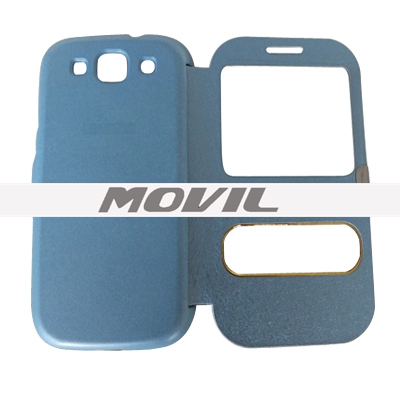 NP-853 Flip Cover con dos ventana con magnetico para Samsung I9300 NP-853 -0